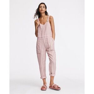 Rag + Bone Nina Striped Linen Jumpsuit